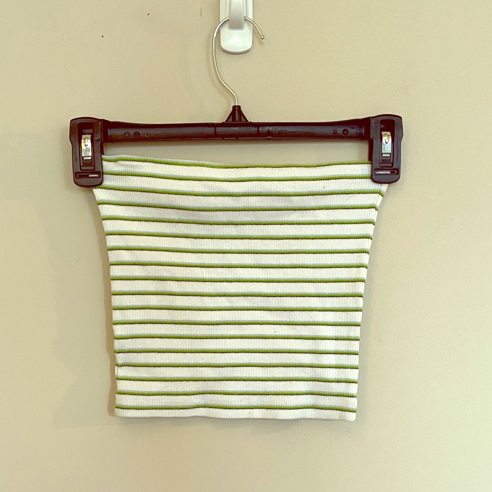Brandy Melville Crop Tube Top Stripe One Size